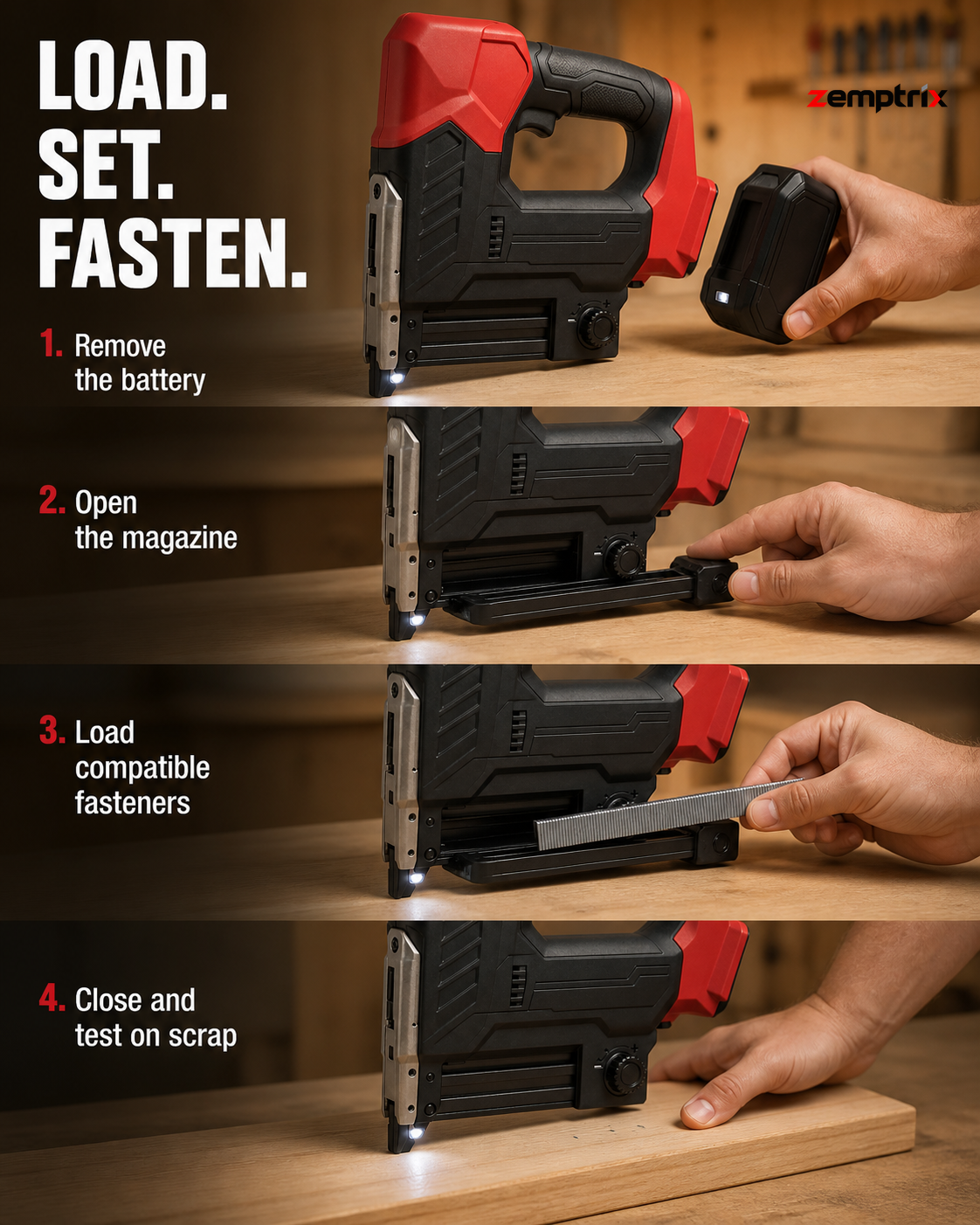 Load, set and test